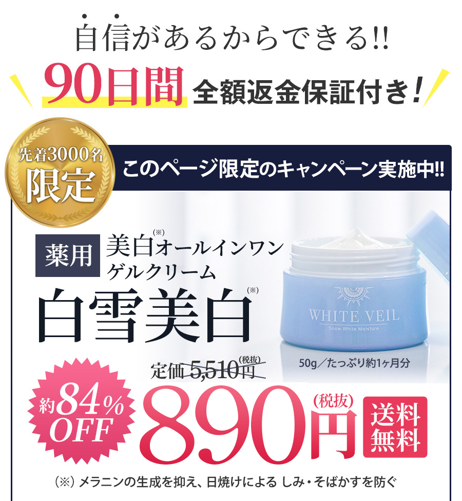 自信があるから90日間全額返金保証付き!